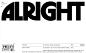 Siteinspire | Alright Studio