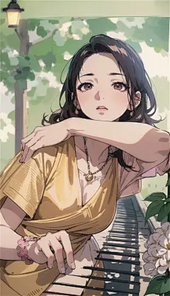 数字艺术漫画风女孩子插画-众图网