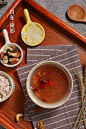 藕粉|李子柒|粉质|粥|产品摄影|营养粥|自在视觉