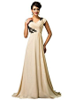 Amazon.com: Belle Poque® Cap Sleeve Chiffon Ball Gown Evening Party Dress: Clothing
