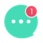 Clear notification bubble Icon is showing you a thought-out symbol to display missed messages