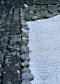 日式庭院小石路图片