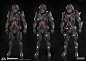Mass Effect: ANDROMEDA Remnant Armor Set, Frederic Daoust : Mass Effect: ANDROMEDA Heleus Armor Set
UnderArmor: Herbert Lewis
Concept: Brian Sum 
Game Render: Frostbite 
HighRes: Zbrush 
GameMesh, UV: 3DS Max 
Textures: Quixel Suite