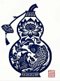 剪纸葫芦 - 小红书