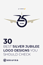 30 Best Silver Jubilee Logo Designs You Should Check
