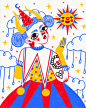 clown demon El Salvador Magic   nonbinary queer rainbow