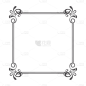 手绘-西方复古纹饰贴纸SVG-7