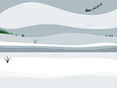 手绘户外雪地平面广告矢量图高清素材 平面 设计图片 页面网页 平面电商 创意素材