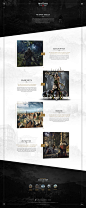 The Witcher 3: Wild Hunt - Web Experience Concept : One of my most favourite video games ever made, The Witcher 3: Wild Hunt is an epic world full of adventures and colourful characters that had me immersed and inspired for countless hours back when was r