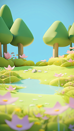 雨夹雪~采集到3d场景