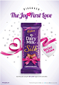Silk 'Joy of first love, : Cadbury Silk came up with special edition pack for valentines day. The pack been promoted through a virals and ground activity in mall. 