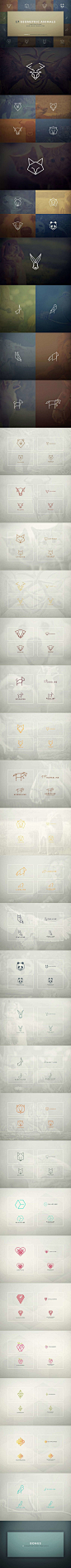 2117毛笔 书法 手写 字体设计 logo字体 创意字形参考 排版图形 品牌字体 纯文字 中国风 英文 阿拉伯 数字17种高品质的矢量几何动物logo和icon