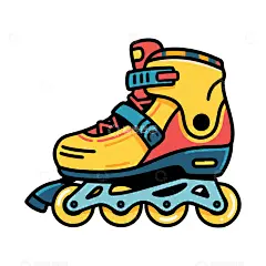 源文件下载【趣麦麦图】-卡通风旱冰鞋插画设计素材