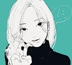 插画师nekokawaii1012女性人物插画 ​​​​