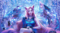 LOL英雄联盟九尾妖狐 KDA ALL OUT 同人 阿狸4K壁纸3840x2160