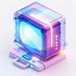 电脑icon 3d图标 B端图标 科技图标