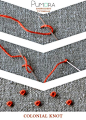 Pumora's lexicon of embroidery stitches: the colonial knot: