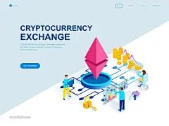 多种类型的时尚高端的2.5D等轴等距应用程序APP UI KITS开发着陆页海报插画banner设计模板大集合
