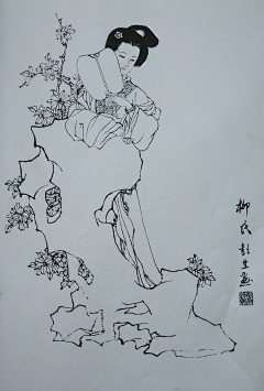 伊人a采集到❀·工笔画◇白描卷