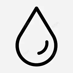 水滴雨滴基本ui图标 平面电商 创意素材