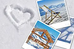 2018年冬天雪地里的速成照片
