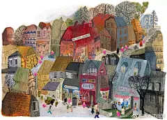 酱酱插画分享插画设计 “拙”出来的天真烂漫works by Beatrice Alemagna ​​​​