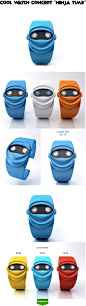 Cool Watch Concept “Ninja Time” _灵感库_视觉中国
