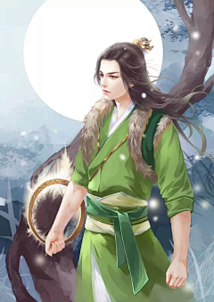 傲骨木兰采集到古风美男_抠图
