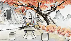 「云中鹤影」——《原神》新角色：申鹤H5网页活动