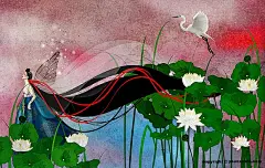 韩国YOUNSEOHI唯美插画欣赏 #采集大赛#