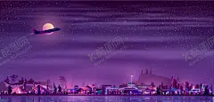 乡村夜景 【酷图网】矢量,城市,建筑,夜景,高楼,手绘建筑,彩色建筑,繁华建筑,霓虹灯,彩色渐变建筑,城市建筑插画,卡通城市建筑,矢量高楼大厦,现代建筑,绚丽建筑,插画,城市建筑