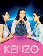 Kenzo S/S 2015 | Mona Matsuoka e Zhao Qinghe por P 时尚圈 展示 设计时代网-Powered by thinkdo3