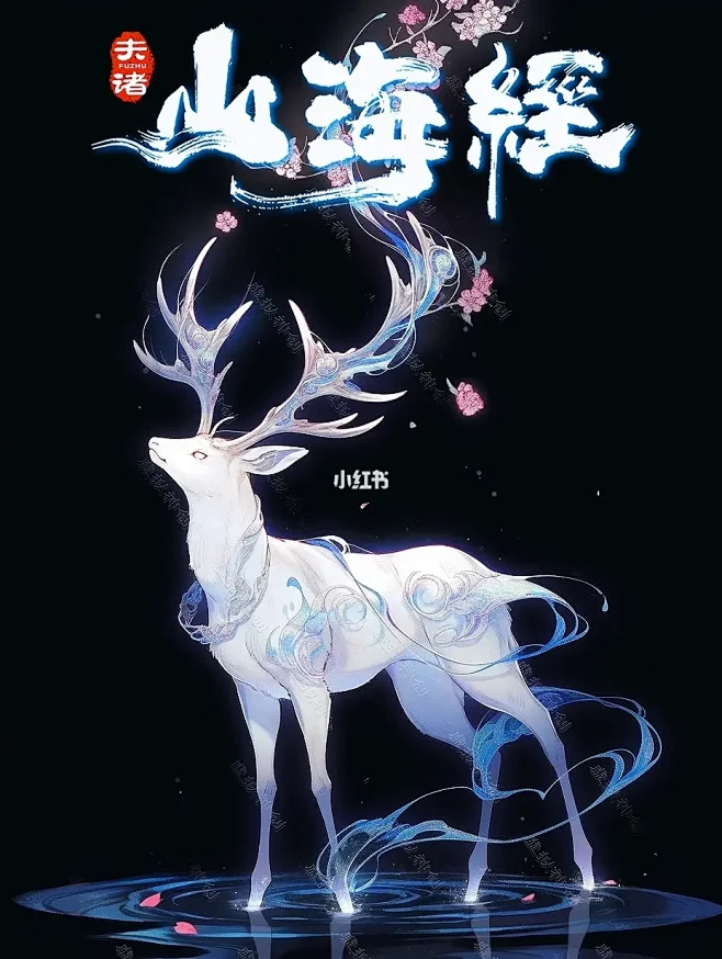『夫诸』山海经中最温柔的的神兽-花瓣网