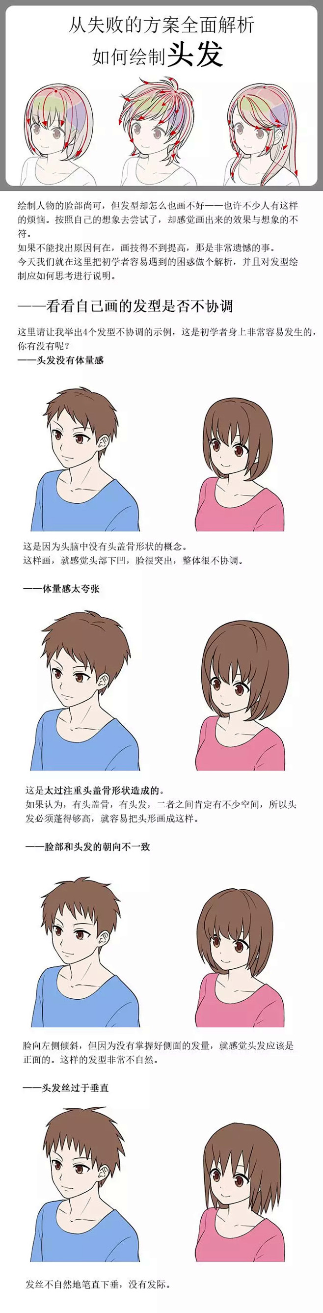 【绘画教程】通过失败的案例来学习如何绘制...