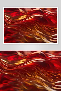 中国红与金色渐变壁纸-众图网