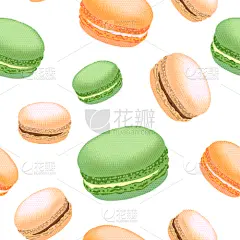 蛋白杏仁饼,饼干,色彩鲜艳,四方连续纹样,可爱的,传统,蛋糕,食品,果酱,壁纸