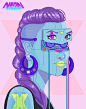 Face Off 1 -3 : Face Off image 1 2 & 3  Angel, Trace Face and Bit Head.  The series continues now on my Patreon page  www.Patreon.com/NeonWasteland   The Neon Wasteland video game demo and motion comic are also available there.