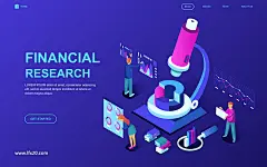 时尚高端多用途的2.5D等轴等距区块链blockchain比特币互联网金融大数据电子商务高科技海报banner着陆页插画设计模板大集合