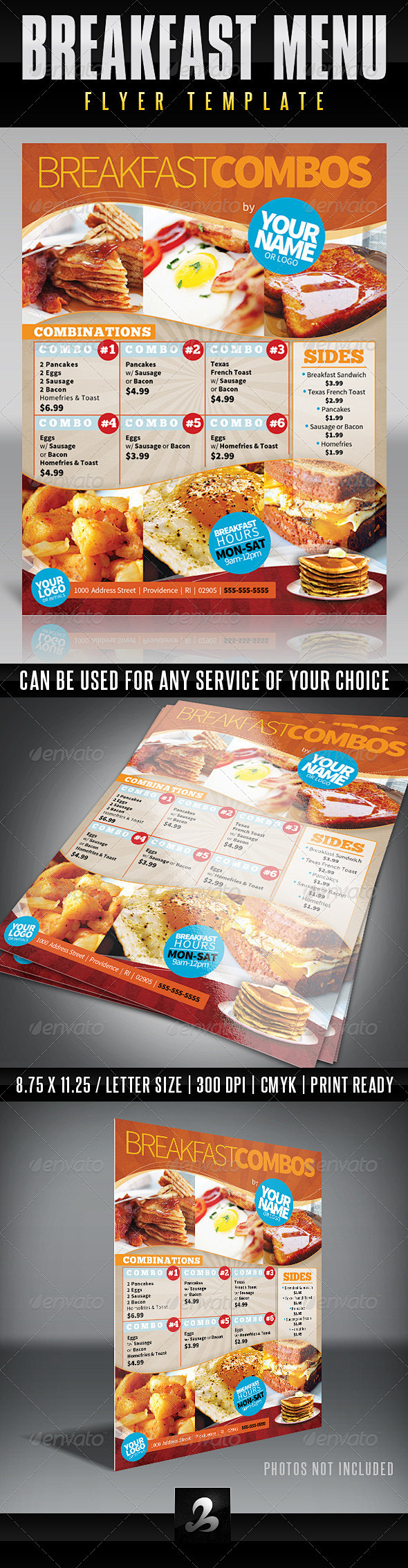 Menu Flyer Template ...