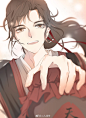 #魔道祖师##魏无羡##忘羡# 
“天子笑！分你一坛！”
【汪叽视角】 ​​​​