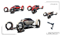 Atomic fantasy - Vehicle sketches  画师Jonathan Wenberg ​​​​