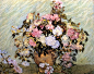 Still Life Vase with Roses - Vincent van Gogh: 