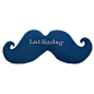 我在@暖岛网 发现了Lat Söndag胡子抱枕(蓝) ，分享给大家。