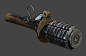 Shading and Texturing for Frag Grenade: The order1886, Yibing Jiang : Real-time rendered in game, images capture in maya view with simple neutral lighting.