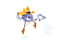 Cowpoke WIP cowboy cowgirl illustration character kid western animation walk cycle run cycle toy playing horse hat