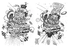 House Of VANS HK ASIA 2014主题海报 | ILLUSTRATION 插畫 | 作品 | PANDA MEI