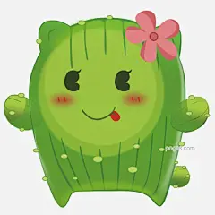 绿色创意仙人掌元素图片大小768x768px 图片尺寸239.25 KB 来自PNG搜索网 pngss.com 免费免扣png素材下载！创意#害羞#花朵#环境#卡通插画#卡通手绘#可爱#绿色#拟人#热带#沙漠#舌头#纹理#