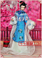 1/6娃娃古装发型125——李纨；模特：obitsu-淘宝网