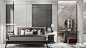 living room luxury interior marble bath minimalist interior Minotti modern interior molding neoclassic plaster terracota