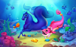 ILLUSTRATION  gameart gameartist 2D background enviroment casualart